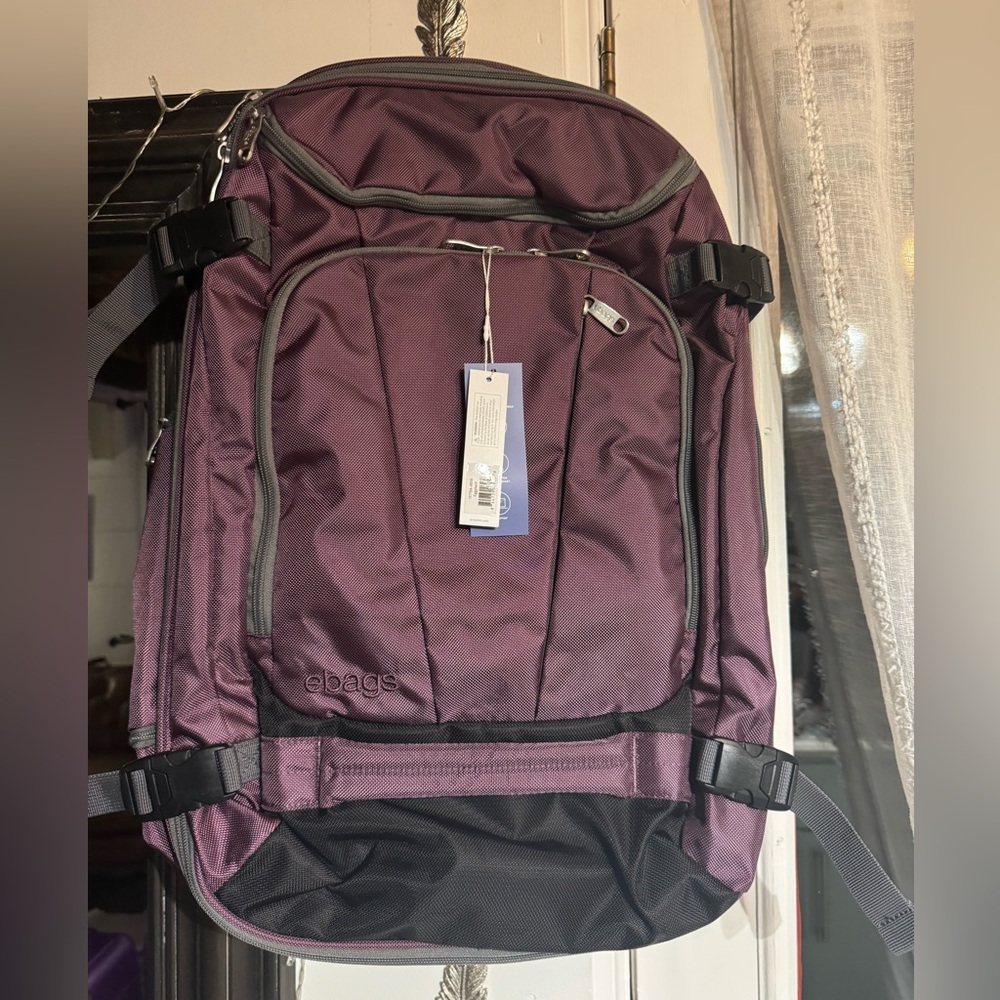 NWT ebags Mother Lode Travel Backpack Purple